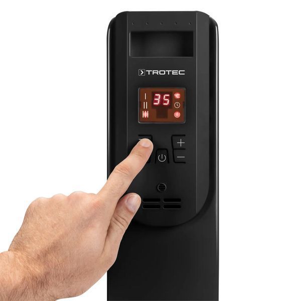 Обогреватель масляный Trotec TRH 25 E 2500W Black (1410000720) DAS2766 фото