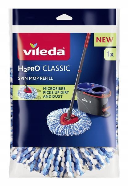 Насадка для швабры Vileda H2prO Classic Turbo Круглая 40266 фото