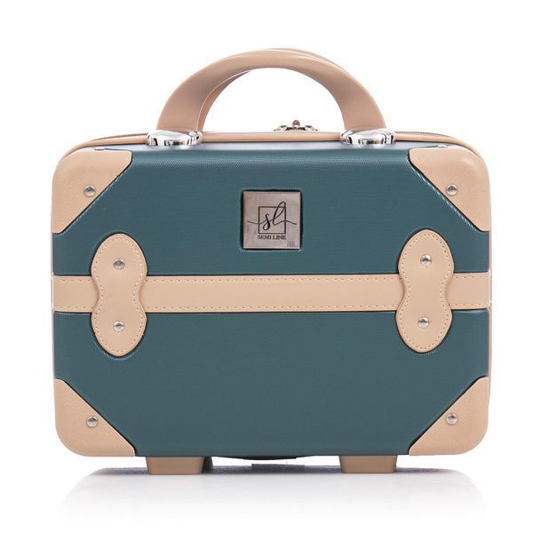 Бьюти-кейс Semi Line 10L Green-Navy (T5838-1) DAS3208 фото