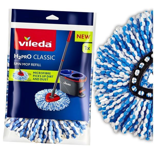 Насадка для швабры Vileda H2prO Classic Turbo Круглая 40266 фото