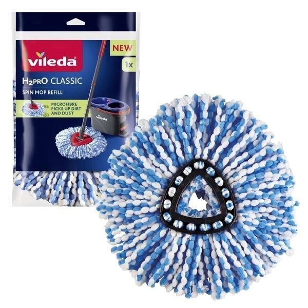 Насадка для швабры Vileda H2prO Classic Turbo Круглая 40266 фото