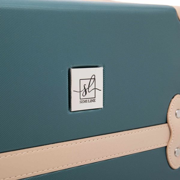 Бьюти-кейс Semi Line 10L Green-Navy (T5838-1) DAS3208 фото