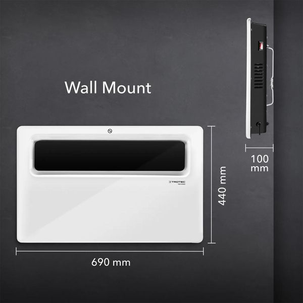 Конвектор Trotec TCH 1510 E 1500W White (1410000529) DAS2780 фото