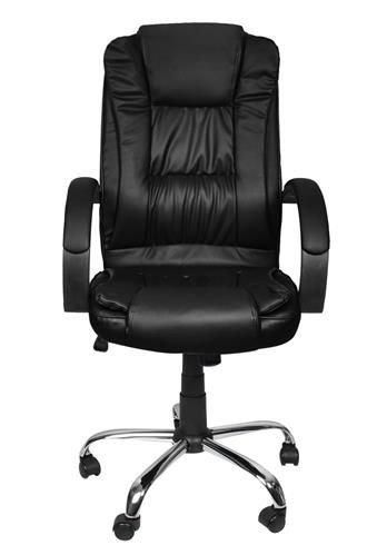 Кресло офисное экокожа Malatec 8983 черное 15329 фото