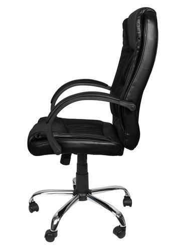 Кресло офисное экокожа Malatec 8983 черное 15329 фото