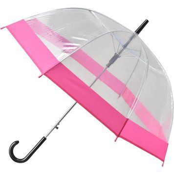 Зонт Semi Line Transparent-Pink (2507-5) DAS3333 фото