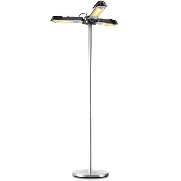 Обогреватель инфракрасный Trotec IRS 2005 2000W Silver/Black (1410003922) DAS2807 фото