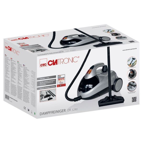 Пароочиститель Clatronic DR 3280 1500 Вт 4 бар 12257 фото