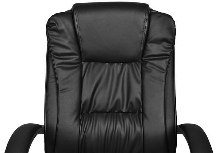 Кресло офисное экокожа Malatec 8983 черное 15329 фото