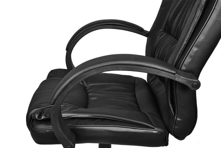 Кресло офисное экокожа Malatec 8983 черное 15329 фото