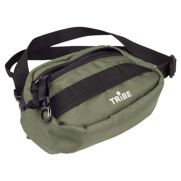 Поясна сумка Tribe Waist bag 1,5 L T-ID-0001, olive T-ID-0001-olive фото