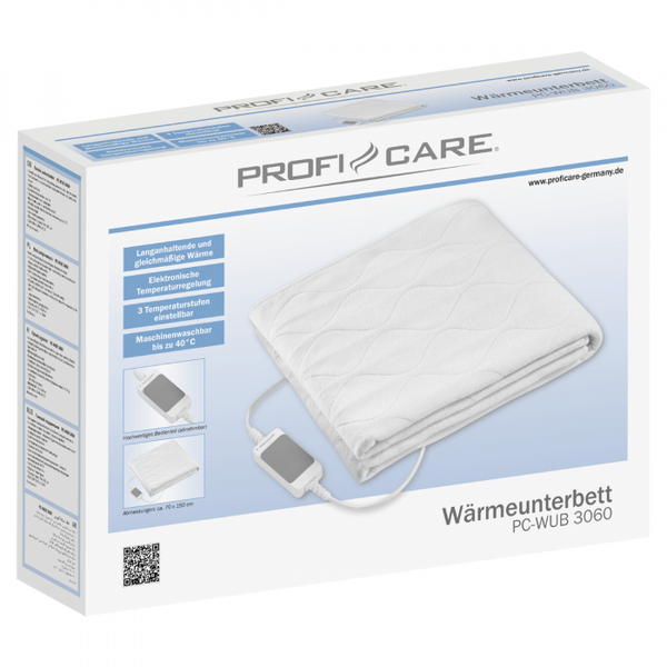 Электрическая грелка простынь ProfiCare PC-WUB 3060 70 х 150 см 15318 фото