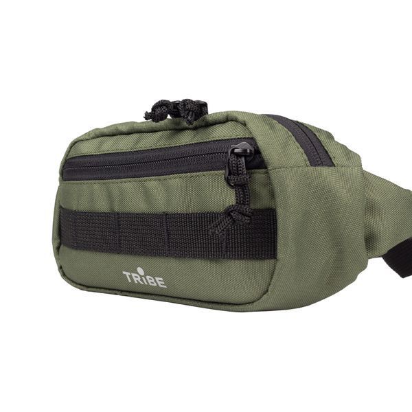 Поясна сумка Tribe Waist bag 1,5 L T-ID-0001, olive T-ID-0001-olive фото