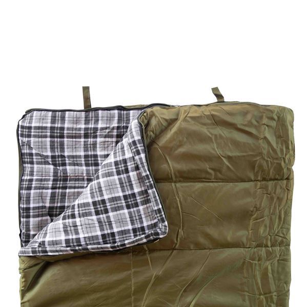 Спальний мішок Tramp Kingwood Regular ковдра лівий dark-olive/grey 220/80 UTRS-053R UTRS-053R-L фото