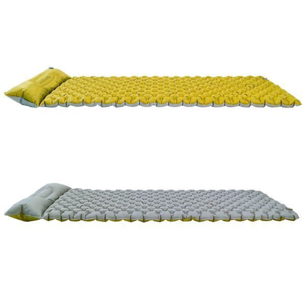 Коврик надувной Wechsel Coreo Double-Tube TL Lemon/Grey (233122) DAS1547 фото