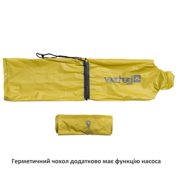 Коврик надувной Wechsel Coreo Double-Tube TL Lemon/Grey (233122) DAS1547 фото