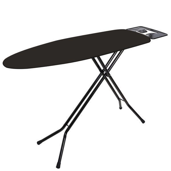 Дошка для прасування Casa Si Superstandard Basic Metallic 120x38 Plain Black (CS95150G409) DAS3650 фото