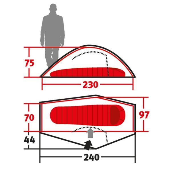 Намет Wechsel Pathfinder Elements TL Camo (231074) DAS1835 фото