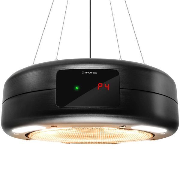 Обогреватель инфракрасный Trotec IR 1550 SC 1500W + LED Black (1410003812) DAS2835 фото