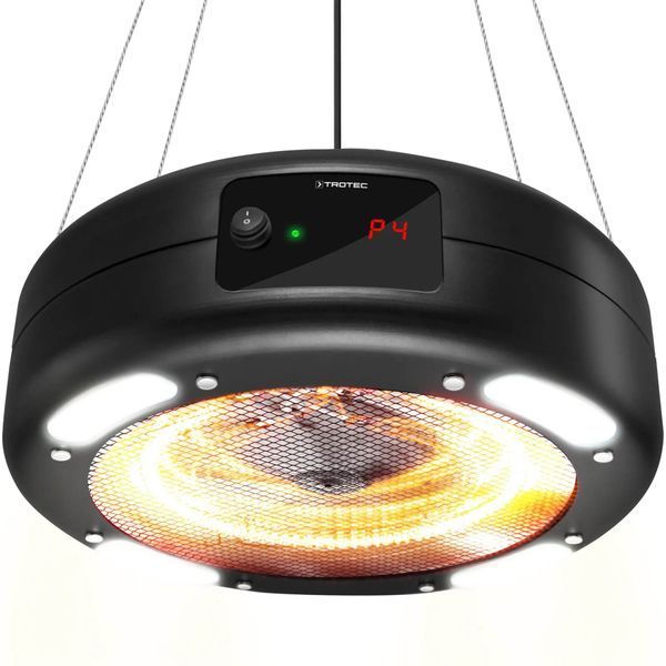 Обогреватель инфракрасный Trotec IR 1550 SC 1500W + LED Black (1410003812) DAS2835 фото