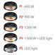 Обогреватель инфракрасный Trotec IR 1550 SC 1500W + LED Black (1410003812) DAS2835 фото 9