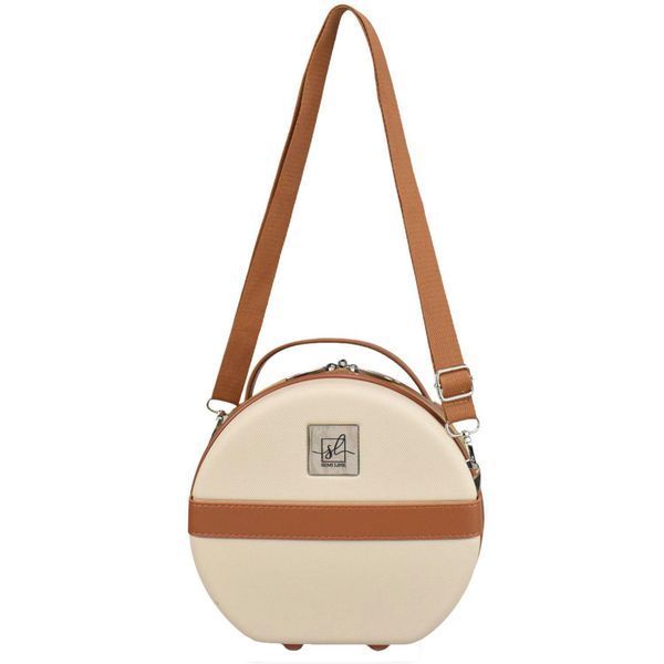 Бьюти-кейс Semi Line 5L Ecru/Brown (T5670-1) DAS2481 фото
