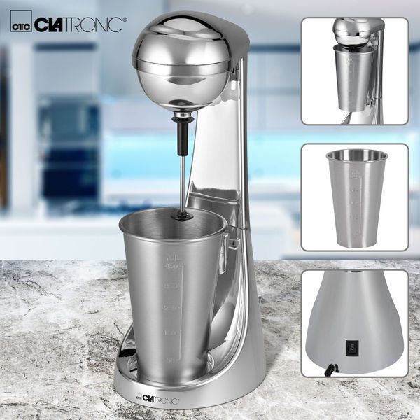 Миксер барный для молочных и фруктовых коктейлей Clatronic BM 3472 вспениватель 12255 фото