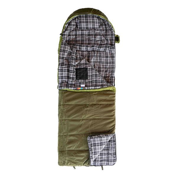 Спальний мішок Tramp Kingwood Long ковдра лівий dark-olive/grey 230/100 UTRS-053L UTRS-053L-L фото