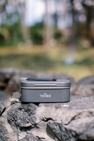 Контейнер для їжі Tribe Lunch Box Alu T-FG-0016-grey T-FG-0016-grey фото