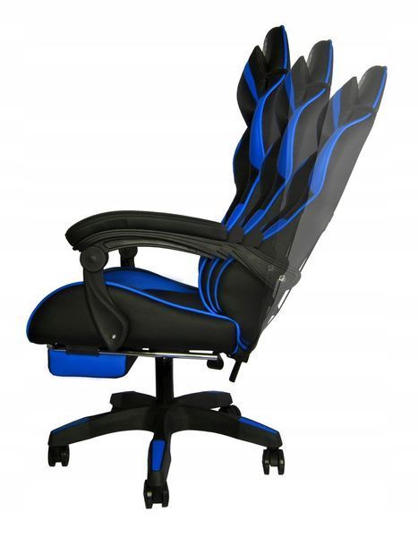 Кресло геймерское с подставкой для ног Malatec Dunmoon 8978 BLUE 12842 фото
