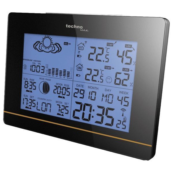 Метеостанція Technoline WS6750 Black (WS6750) DAS1715 фото