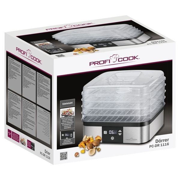 Сушилка для овощей, фруктов и грибов ProfiCook PC-DR 1116 12360 фото