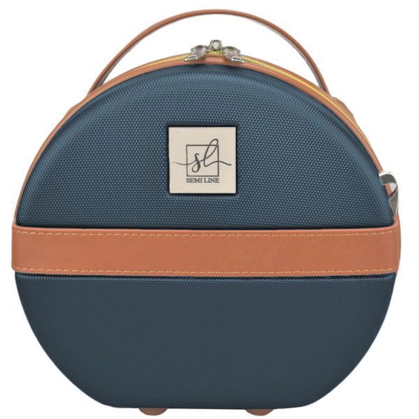 Бьюті-кейс Semi Line 5L Blue/Brown (T5672-1) DAS2486 фото