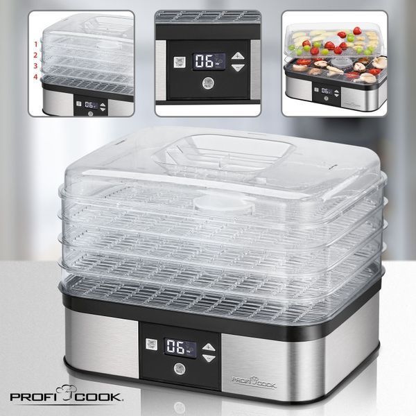 Сушилка для овощей, фруктов и грибов ProfiCook PC-DR 1116 12360 фото