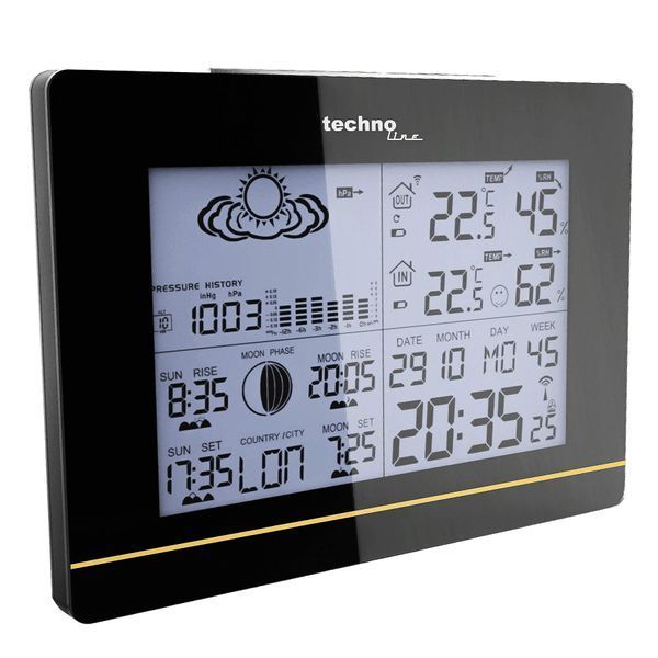 Метеостанція Technoline WS6750 Black (WS6750) DAS1715 фото