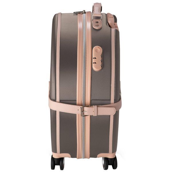 Валіза Semi Line 20" (S) Brown/Pink Cream (T5673-2) DAS2491 фото