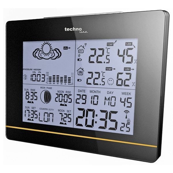 Метеостанція Technoline WS6750 Black (WS6750) DAS1715 фото
