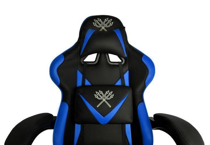Кресло геймерское с подставкой для ног Malatec Dunmoon 8978 BLUE 12842 фото