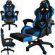 Кресло геймерское с подставкой для ног Malatec Dunmoon 8978 BLUE 12842 фото 1