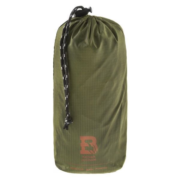 Пончо Badger Outdoor Rain Poncho Ripstop Olive 21115 фото