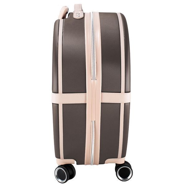 Валіза Semi Line 24" (M) Brown/Pink Cream (T5673-3) DAS2492 фото