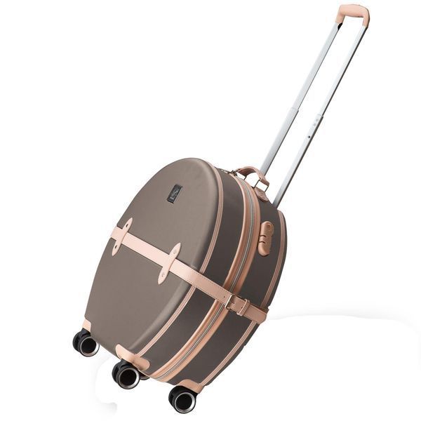 Валіза Semi Line 24" (M) Brown/Pink Cream (T5673-3) DAS2492 фото