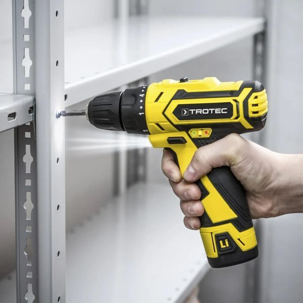 Дрель-шуруповерт аккумуляторная Trotec PSCS 11-12V + кейс (4410000102) DAS2806 фото