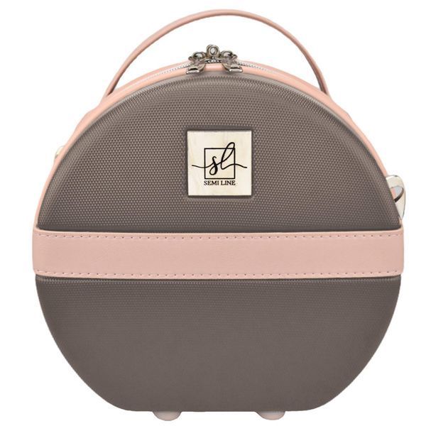 Бьюти-кейс Semi Line 5L Brown/Pink Cream (T5673-1) DAS2490 фото