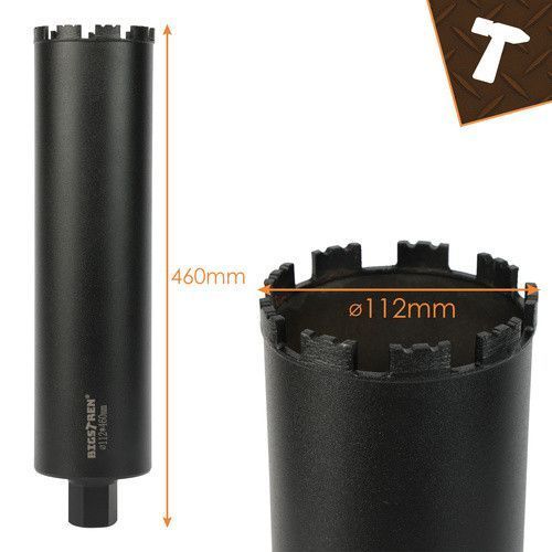 Алмазное сверло коронка 112&times;460 мм Bigstren 27083 1.1/4 UNC 44080 фото