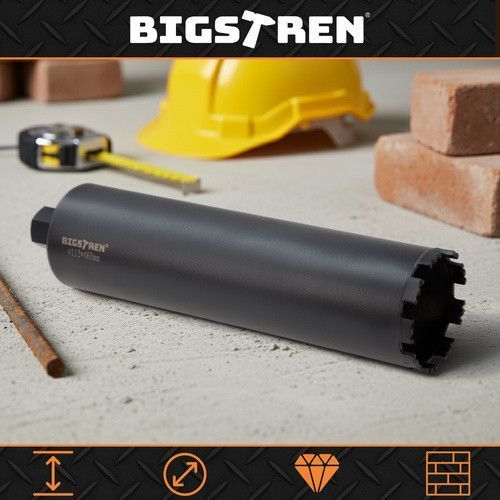 Алмазное сверло коронка 112&times;460 мм Bigstren 27083 1.1/4 UNC 44080 фото