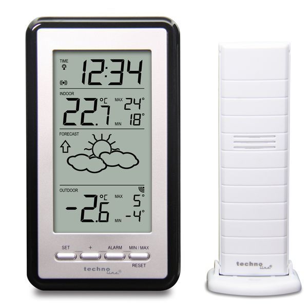 Метеостанція Technoline WS9130 Silver/Black (WS9130) DAS1751 фото