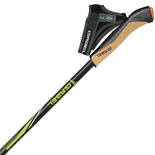 Палиці для скандинавської ходьби Gabel FX-75 Snake Carbon 125 Dual Spike (7009351011250) DAS2539 фото