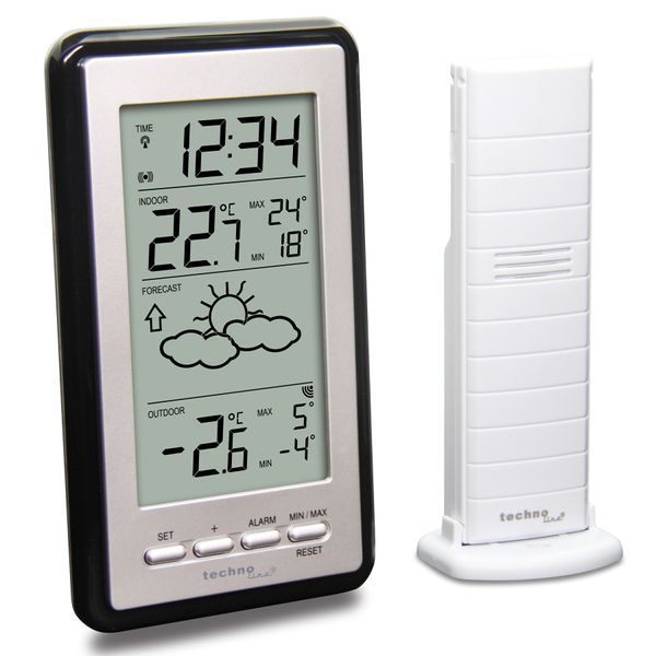 Метеостанція Technoline WS9130 Silver/Black (WS9130) DAS1751 фото