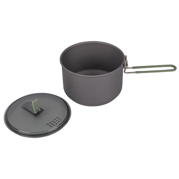 Кастрюля Bo-Camp Explorer Hard Anodized 1L Grey/Green (2200236) DAS1909 фото
